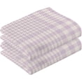 thumbnail image 2 of Dreamtimes 16x28 Inch Face Hand Towel Set Light Purple Plaid Cotton Washcloths, Quick-Dry Highly Absorbent Bath Towels 2 Pcs for Bathroom Ktichen Travel SPA Gym, 2 of 7