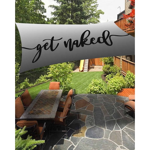 Sun Shade Sail 14x18Ft Grey Ombre Gradient Grey and White Uv Block Sunshade Canopy Outdoor Shade Cover Rectangle Shade Cloth For Patio Garden Yard Deck Pergola