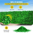 thumbnail image 5 of VEVOR Brand 6 Pcs 20"x20" Artificial Boxwood Panels, Boxwood Hedge Wall Panels, Artificial Grass Backdrop Wall Green Grass Wall 1.6", 5 of 10