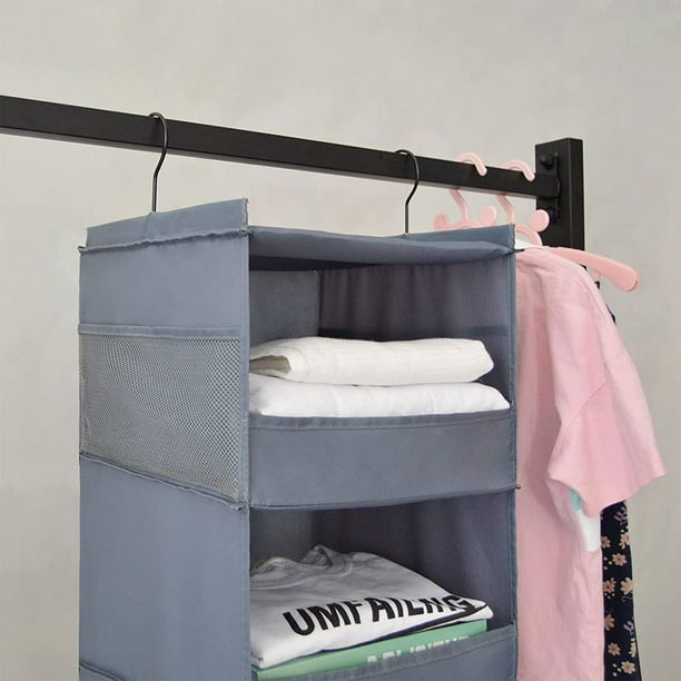 Organisateur Suspendu Pottery Barn Kids – Gris – 4 Tote Bags Pop-up Inclus