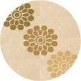 thumbnail image 1 of Ahgly Company Indoor Round Patterned School Bus Yellow Area Rugs, 8' Round, 1 of 6