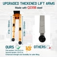 thumbnail image 5 of Jocisland 12000lbs Two Post Car Lift, Overhead Hydraulic Auto Vehicle Lift with 2+3 Arm Design, Hoist Equipment for Truck & SUV, 220V 60HZ 1PH, 5 of 9