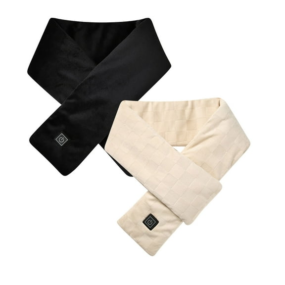Two USB Heated Scarves With Adjustable Warmth And Smart Design For Winter Activities