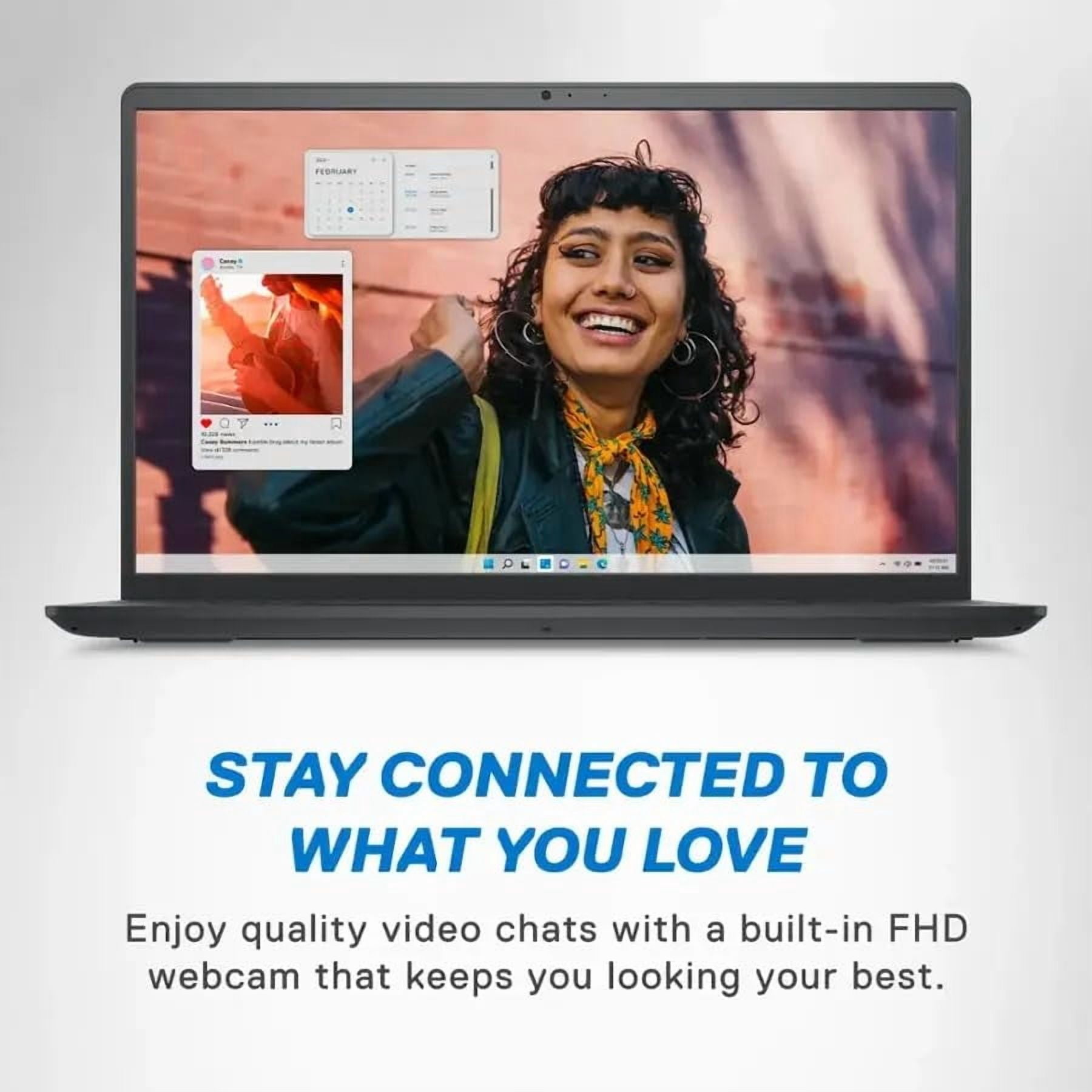 Dell Inspiron 15" FHD (1920 x 1080) LED TouchScreen Laptop, 13th Gen Intel Core i5-1334U, 8GB RAM 512GB SSD, Intel UHD Graphics, Win11Pro Office Lifetime License, Webcam, HDMI, Wi-Fi6, Black, W/GaLiMu