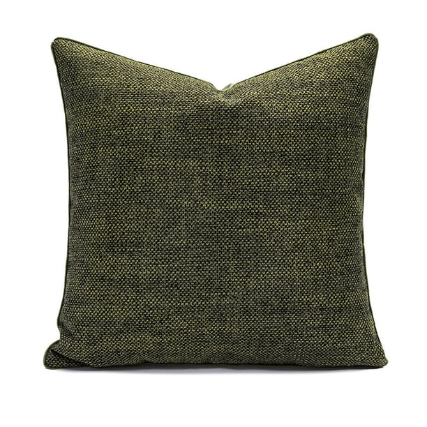 Nvzi Fundas de almohada súper suaves, cojines decorativos para sofá de primavera, cojín para sala de estar, 18 x 18 pulgadas, verde 1