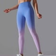 thumbnail image 6 of Elainilye Fashion Womens Leggings High Waisted Stretch Yoga Leggings Fitness Running Pants Full Length Athletic Pants Yoga Pants,Blue, 6 of 7