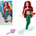 thumbnail image 2 of Disney Store Official Princess Classic Doll (Ariel from The Little Mermaid), 11 Inches, Includes Brush with Molded Details, Fully Posable Toy in Classic Outfit Princess Toys for Girls, 2 of 9