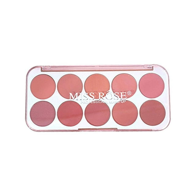MISSROSE Multi-Colored Blush Palette - Natural Matte Blush
