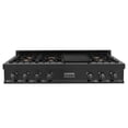 thumbnail image 2 of ZLINE 48 In. Porcelain Rangetop In Black Stainless Steel With 7 Gas Brass Burners (RTB-BR-48), 2 of 5