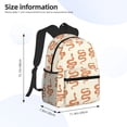 thumbnail image 4 of Daiia Hand Drawn Snake School Backpack for Men Women, Unisex Large Waterproof Bookbag Schoolbag Casual Daypack for High School/College/Teens/Travel/Work Black, 4 of 8