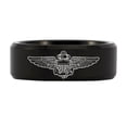 thumbnail image 2 of Naval Aviator Tungsten Carbide Ring, 2 of 4