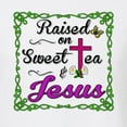 thumbnail image 3 of Wild Bobby, Raised On Sweet Tea & Jesus, Inspirational Christian, Men Premium Tri Blend Tee, True White, XX-Large, 3 of 5