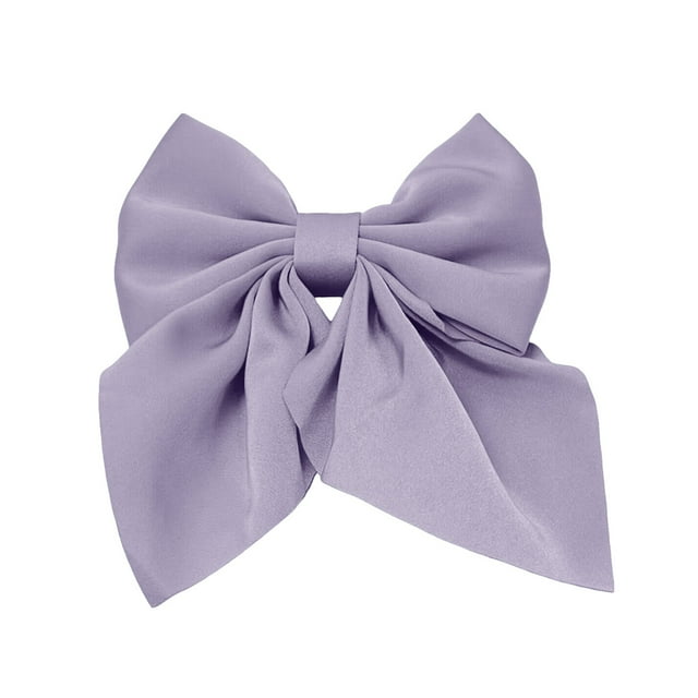 WIFKLSIIPG Solid Color Bow Bill Clip Hair Card Female Hair Net Red Candy Color Cute Wind Hair Accessories Back Hair
