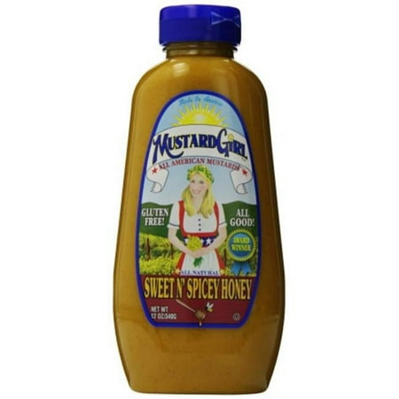 Mustard Girl™ Sweet N Spicey Honey Gluten Free Mustard 12 oz