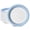 Blue Grid, variant on DTFMZOV Paper Plates 8.5 Inch, Disposable Party Blue Floral Cake Dessert Plates, Microwave-safe, Plates for Picnic Wedding Baby Shower Birthday Tea Party Supplies(50pcs)