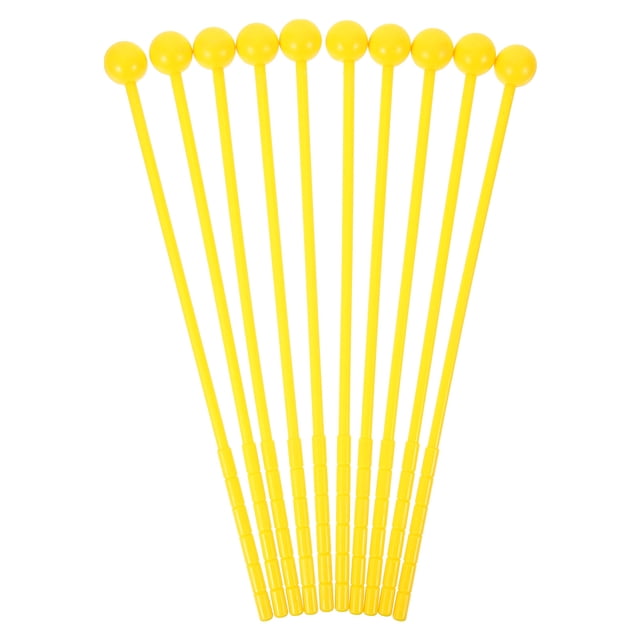 10 Uds. Baquetas de tambor de lengua, instrumentos de percusión, mazos de Marimba, mazos de práctica para niños