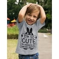 thumbnail image 2 of Tstars Toddler "I'm So Cute" Announcement Tee: Perfect Baby Shower & Sibling Reveal Gift - Humorous Newborn Celebration T-Shirt for Big Brothers & Sister, 2 of 11