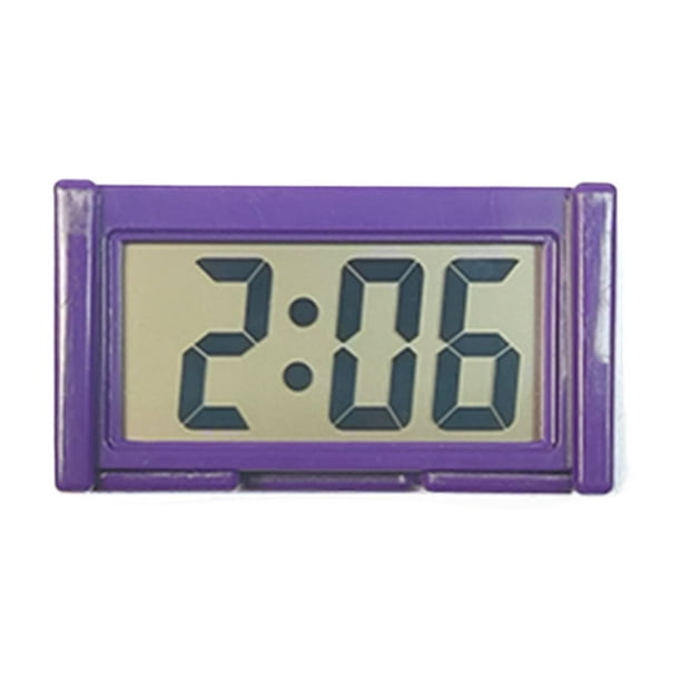 Bewildely Reloj Led Electrónico Para Cocina Con Pantalla Grande. Reloj despertador con pantalla digital de pantalla grande Electrodomésticos Púrpura