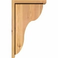 thumbnail image 3 of 5 1/2"W x 12"D x 20"H Carmel Smooth Corbel w/Backplate, Western Red Cedar, 3 of 9