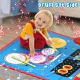 thumbnail image 4 of Set de piano, teclado y batería 2 en 1 Musical Mat Toys Oripira, 4 of 7