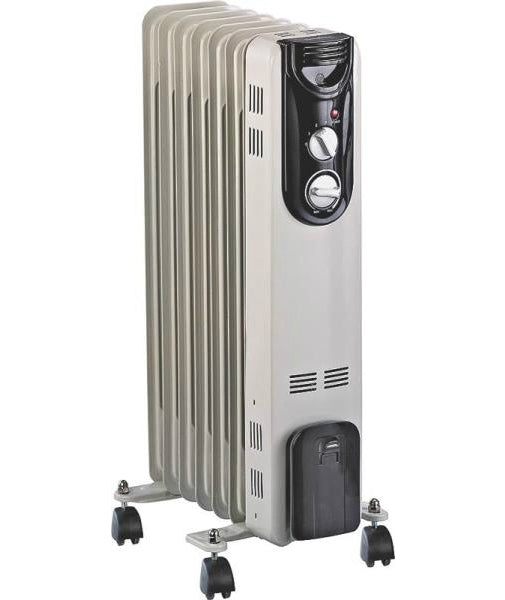 New PowerZone CYB207 Oil Filled Heater with 3 Heat Settings, 600W / 900W / 1500W,Each