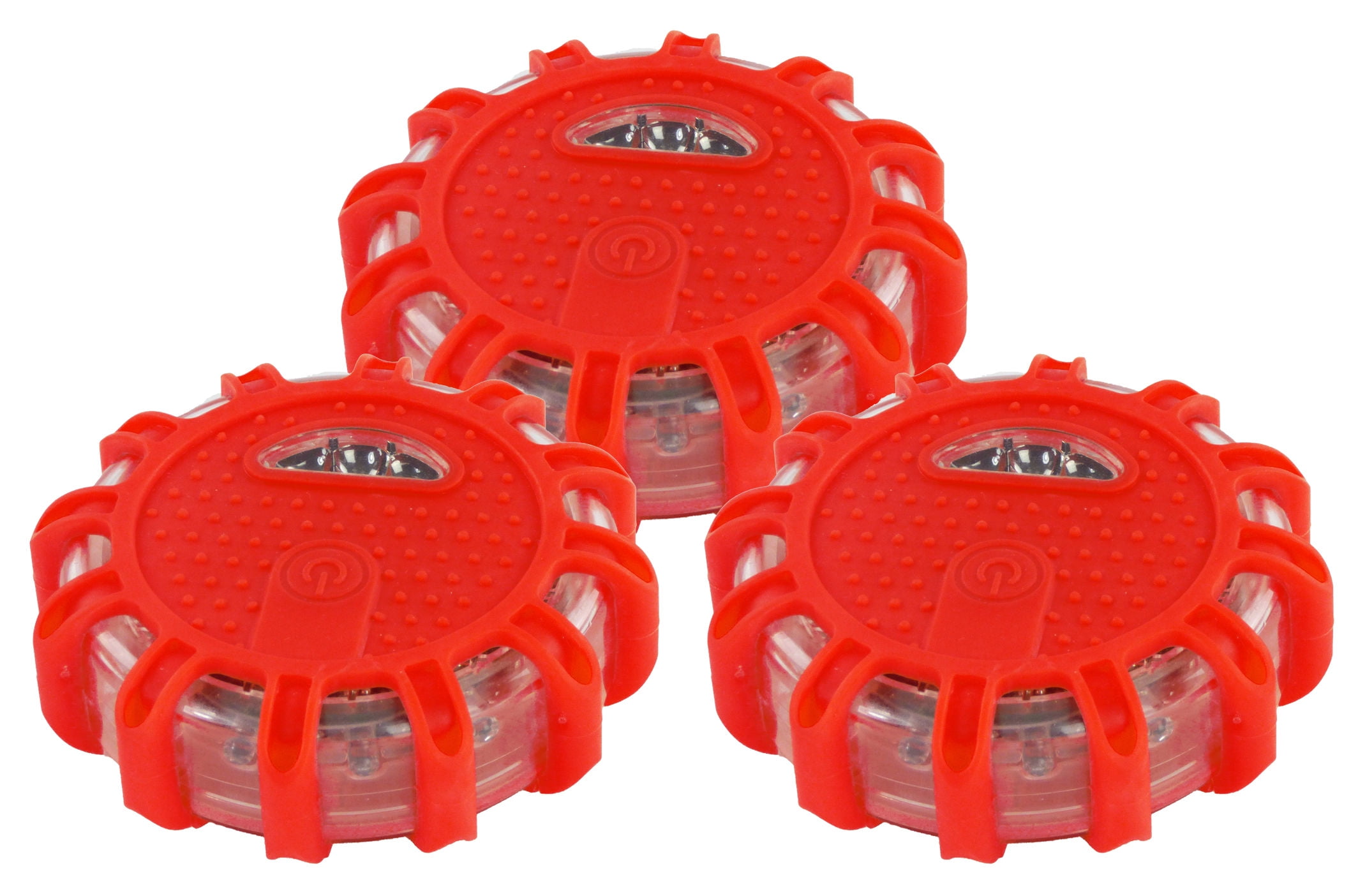 RED 15 LED MAGNETIC EMERGENCY HAZARD WARNING SAFETY ROAD BEACON LIGHT