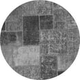 thumbnail image 1 of Ahgly Company Indoor Round Patchwork Gray Transitional Area Rugs, 8' Round, 1 of 4