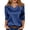 Dark Blue #200, variant on Silk Satin Blouse for Women Casual V Neck 3/4 Sleeve Solid Color Shirts Business Work Dress Shirts Sky Blue XL