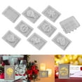 thumbnail image 3 of Hollow Silicone DIY Plaster Cement Glue Rectangular Storage Night Light Ornaments, 3 of 3
