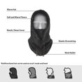 thumbnail image 2 of Graflsoa Unisex Winter Balaclava with Adjustable Drawstring, Fleece-Lined Windproof Face Mask, Long Neck Gaiter for Outdoor Activities, Coffee Color, One Size (TT-DT-11#), 2 of 7