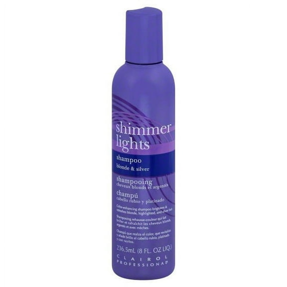 Clairol Professional Shimmer Lights Shampoo, Blonde & Silver 8 oz