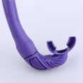 thumbnail image 4 of Sonducket Tubo de esnórquel de silicona profesional ergonómico Flexible hombres mujeres reutilizable lavable tubos de esnórquel para nadar bajo el agua Deportes acuáticos Negro Sonducket OD023236-01, 4 of 6