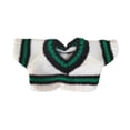 thumbnail image 2 of Ropa para muñecos de peluche de 20 cm, accesorios para animales de peluche, cómoda y elegante, para hacer tú mismo. Cuello en V verde blanco, 2 of 7