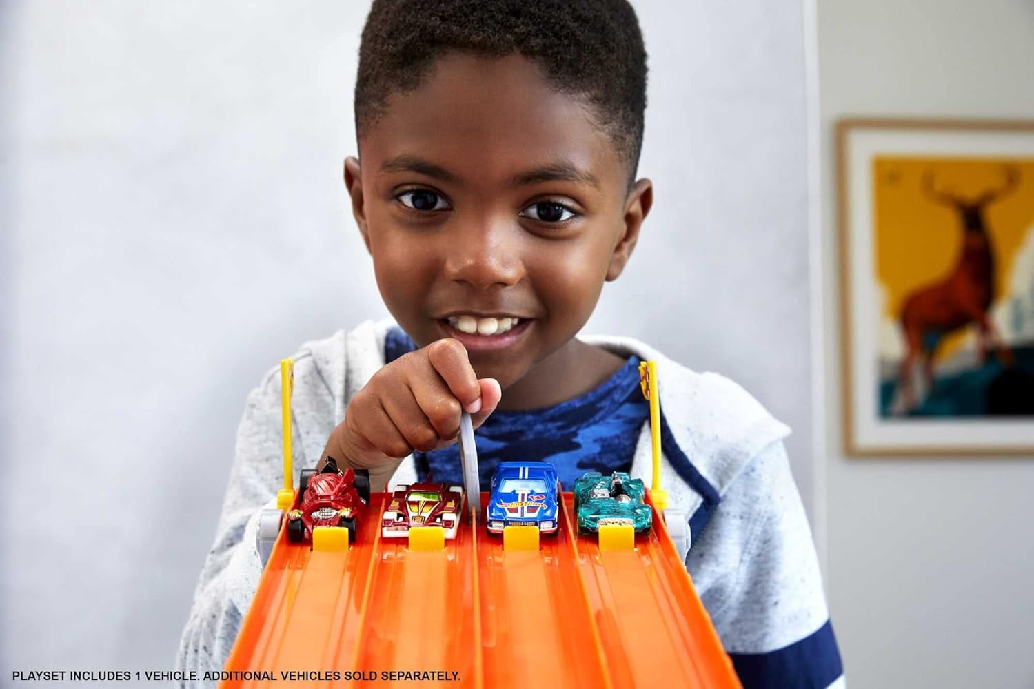 Hot Wheels Action 4-Lane Elimination Race Track Set