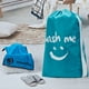 thumbnail image 2 of Bolsa de viaje para ropa sucia HOMEST Wash Me XL, paquete de 2 unidades, azul y azul, 2 of 6