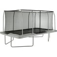 thumbnail image 2 of Plexalife 9' X 15' Gymnastics Style, Rectangular Trampoline Set with Premium Top-Ring Enclosure System- Beige/Black, 2 of 6