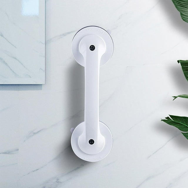 antideslizante para puerta con ventosa, plástico ABS, inodoro, , barra de agarre segura para ancianos, discapacitados mayores blanco shamjiam Manija de la puerta