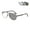 Gunmetal, variant on Gunmetal Bifocal Photochromic Gray Reading Glasses 2.00 Aviator-Style Sunglasses Presbyopic Eyeglasses Oversized Metal Readers +2.00 for Men and Women UV