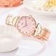 thumbnail image 4 of Reloj de cuarzo para mujer, relojes para mujer, reloj de cuarzo de aleación de estilo casual a la moda para mujer, reloj de cuarzo para regalo de cumpleaños de niña., 4 of 5