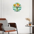 thumbnail image 3 of Battery Operated Analog Wall Clocks Non-Ticking Silent Modern Clock Decorative for Home,Office-Mason Jar Filled With Spring Flowers(14inch), 3 of 4