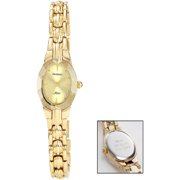 Personalized Planet Armitron Women's Showcase Gold-tone Metal Dress Watch Bracelet