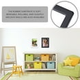 thumbnail image 3 of Magnetic Crystal Photo Frame 2 Pcs Holder Stickers Refrigerator Fridge Magnets Picture Pvc Rubber Child White, 3 of 6