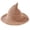 Khaki 06#, variant on Lightweight Stretchy Halloween Pointed Wizard Hat, Wide Brim Witch Hat Costume Accessory, Comfort Fit for Halloween Themed Party, Role Play & Daily Styling Orange