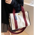 thumbnail image 4 of PIKADINGNIS Women Chic Canvas Shoulder Bag Satchel Hobo Crossbody Bag Tote Purse Large Small, 4 of 6