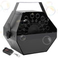 thumbnail image 1 of Atdawn Máquina De Burbujas Portátil De Metal Fabricante De Burbujas Automático Profesional Con Alto Rendimiento Para Uso En Exteriores/Interiores Control Remoto Inalámbrico (Negro), 1 of 9
