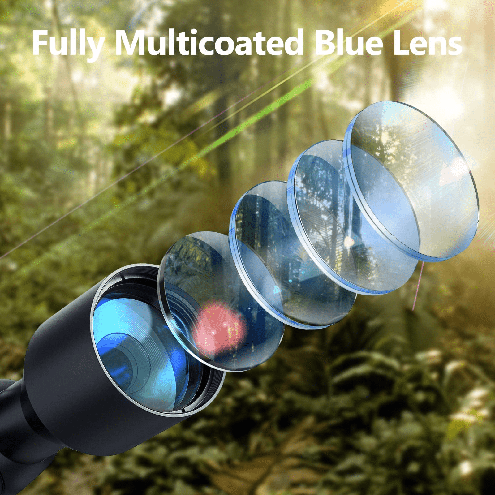 CVLIFE 3-9x40 Compact Scope Crosshair Reticle with Free Mounts