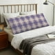 thumbnail image 4 of Fotbe Heart Check Plaid Funda para Almohada Corporal con Diseño, Funda de Microfibra Ultrasuave de 20x54 Pulgadas, Ropa de Cama Elegante, 4 of 7