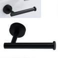 thumbnail image 4 of Paper Towel Holder Stainless Steel Black Matte Cylindrical Paper Towel Hanging Shelf for Home, 4 of 4