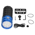 thumbnail image 2 of Torche de Plongée, Simple Apparence Conception Torche Imperméable pour le Camping pour la Photographie Bleu, 2 of 8