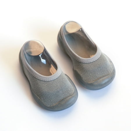 

Yohome Newborn Baby Girls Kids Solid Soft Sole Rubber Shoes Socks Slipper